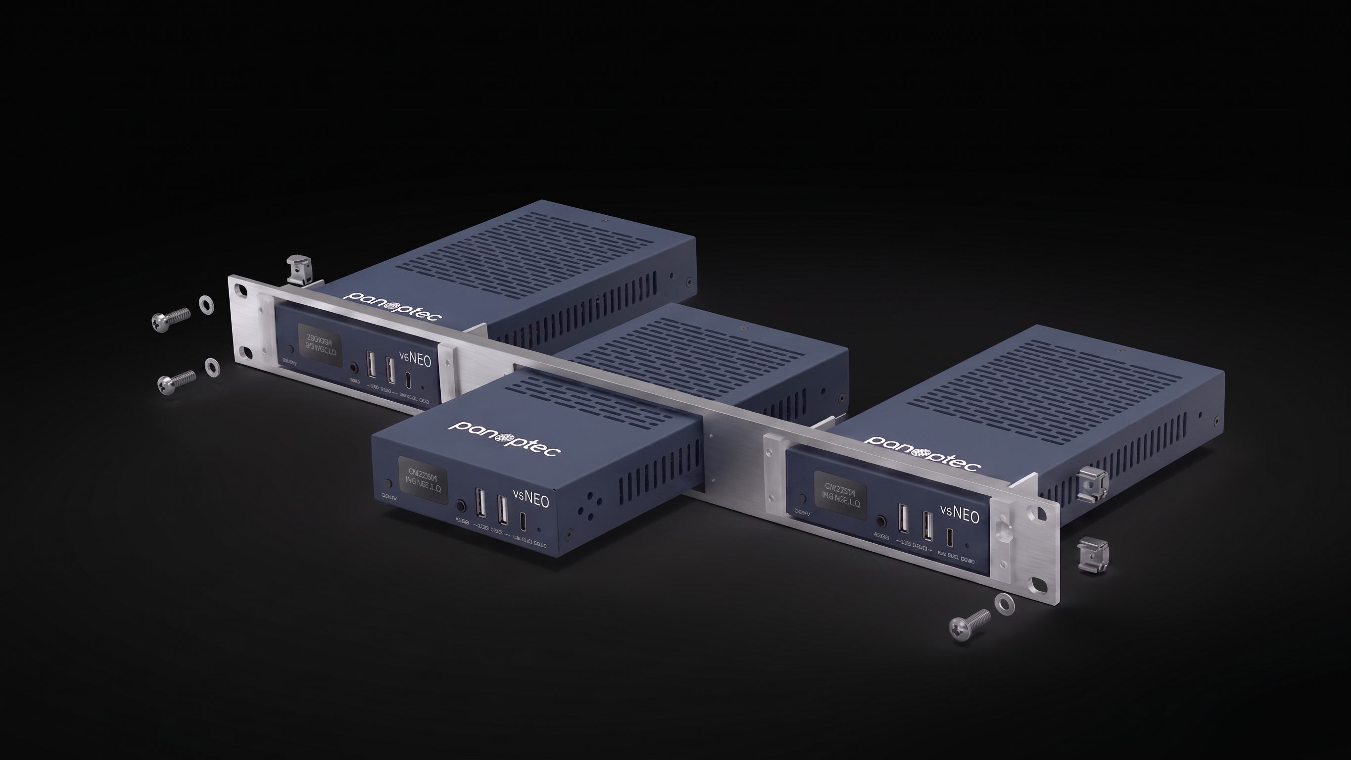 1RU Device Carrier for 3 devices
